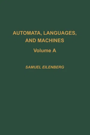 Automata, Languages, and Machines