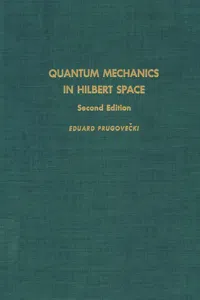 Quantum Mechanics in Hilbert Space_cover
