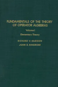 Fundamentals of the Theory of Operator Algebras. V1_cover