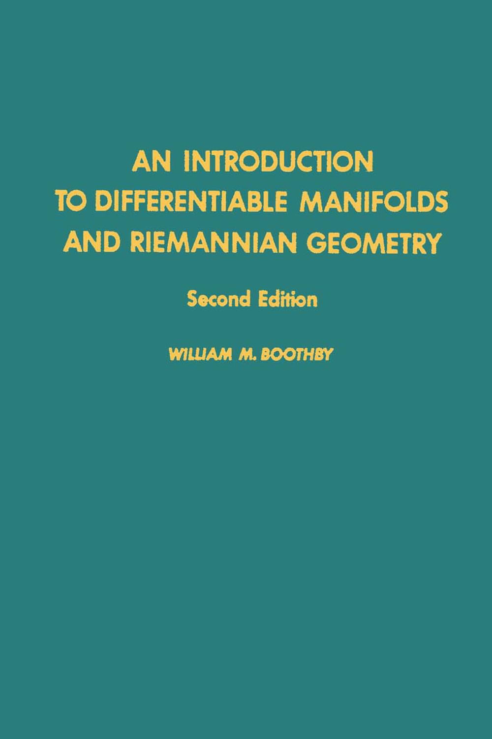 PDF] An Introduction to Differentiable Manifolds and Riemannian
