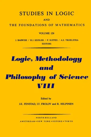 Logic, Methodology and Philosophy of Science VIII