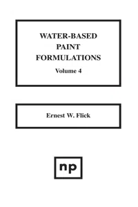 Water-Based Paint Formulations, Vol. 4_cover