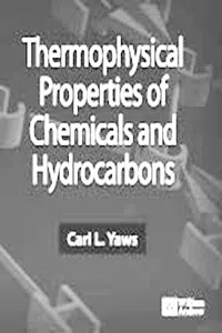 Thermophysical Properties of Chemicals and Hydrocarbons_cover