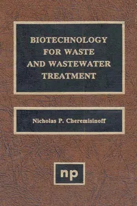 Biotechnology for Waste and Wastewater Treatment_cover