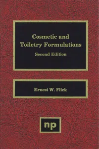 Cosmetic and Toiletry Formulations, Volume 1_cover