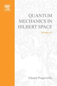 Quantum Mechanics in Hilbert Space_cover