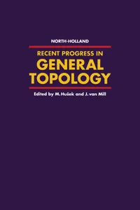 Recent Progress in General Topology_cover