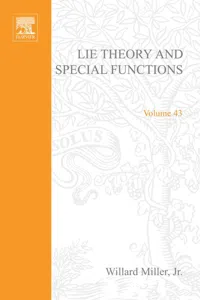 Lie Theory and Special Functions_cover