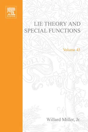 Lie Theory and Special Functions