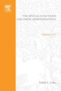 The Special Functions and Their Approximations_cover