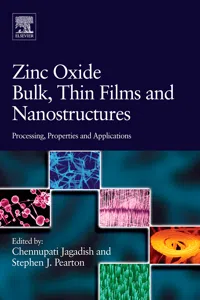 Zinc Oxide Bulk, Thin Films and Nanostructures_cover