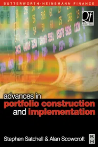 Advances in Portfolio Construction and Implementation_cover