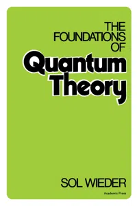 The Foundations of Quantum Theory_cover