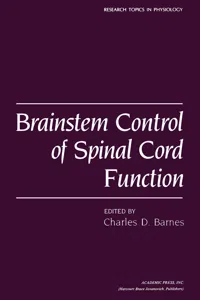 Brainstem Control of Spinal Cord Function_cover