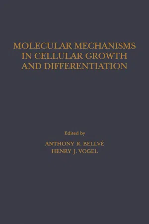 Molecular Mechanisms In Cellular Growth and Differentiation