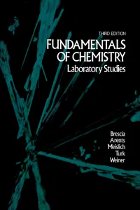 Fundamentals of Chemistry: Laboratory Studies_cover