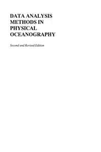 Data Analysis Methods in Physical Oceanography_cover