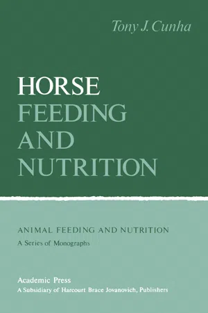 Horse Feeding And Nutrition