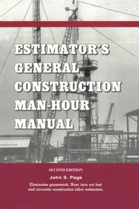 Estimator's General Construction Manhour Manual_cover