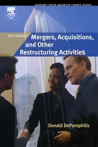 Mergers, Acquisitions, and Other Restructuring Activities_cover