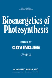 Energetics of Photosynthesis_cover