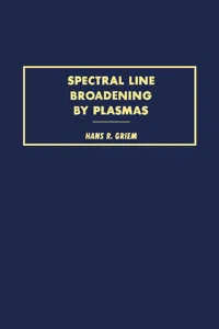 Spectral Line Broadening by Plasmas_cover