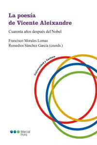 La poesía de Vicente Aleixandre: Cuarenta años después del Nobel_cover