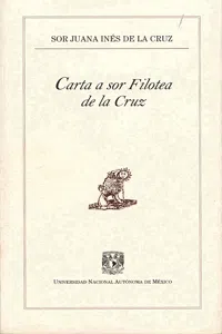 Carta a sor Filotea de la Cruz_cover