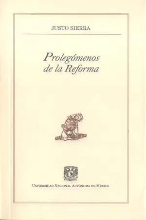 Prolegómenos de la Reforma