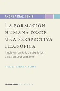 La formación humana desde una perspectiva filosófica_cover