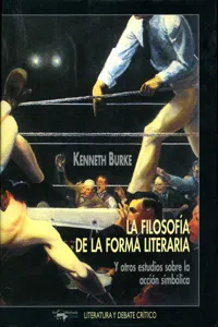 La filosofía de la forma literaria_cover