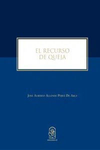 El recurso de queja_cover