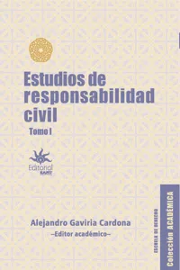 Estudios de responsabilidad civil - Tomo I_cover