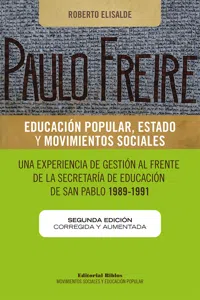 Paulo Freire: educación popular, Estado y movimientos sociales_cover