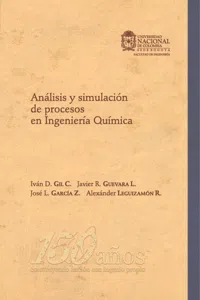 Análisis y simulación de procesos en ingeniería química_cover