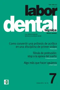 Labor Dental Técnica Vol.22 Octubre 2019 nº7_cover