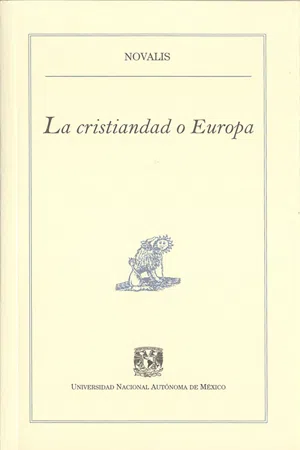 La cristiandad o Europa