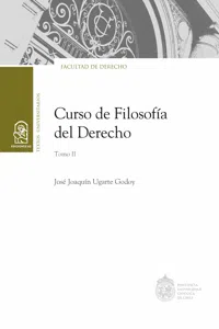 Curso de Filosofía del Derecho. Tomo II_cover