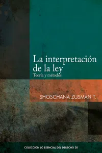 La interpretación de la ley_cover