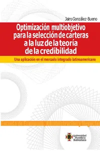 Optimización multiobjetivo para la selección de carteras a la luz de la teoría de la credibilidad_cover