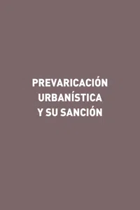 Prevaricación urbanística y su sanción_cover