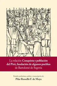 La relación "Conquista y población del Pirú, fundación de algunos pueblos" de Bartolomé de Segovia_cover