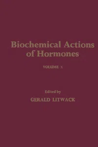 Biochemical Actions of Hormones V10_cover