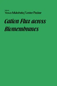 Cation Flux Across Biomembranes_cover