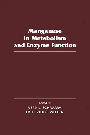 Manganese in Metabolism and Enzyme Function