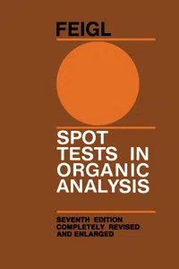 Spot Tests in Organic Analysis_cover