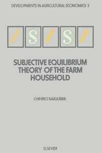 Subjective Equilibrium Theory of the Farm Household_cover