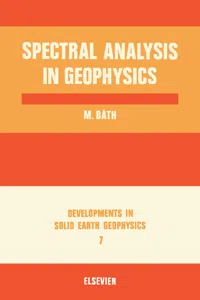 Spectral Analysis in Geophysics_cover