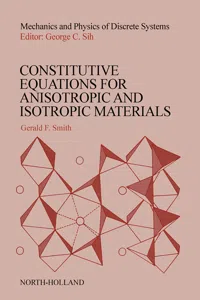 Constitutive Equations for Anisotropic and Isotropic Materials_cover