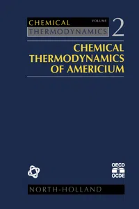 Chemical Thermodynamics of Americium_cover